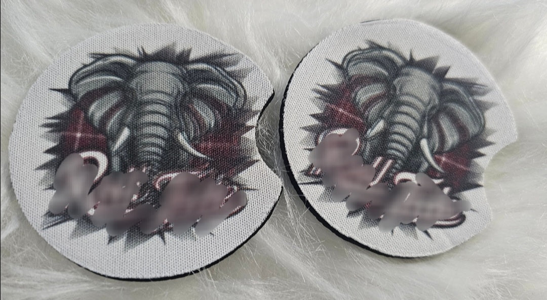 ✨Neoprene Coasters with Rubber Bottom for Any Occasion (Set of 2)✨