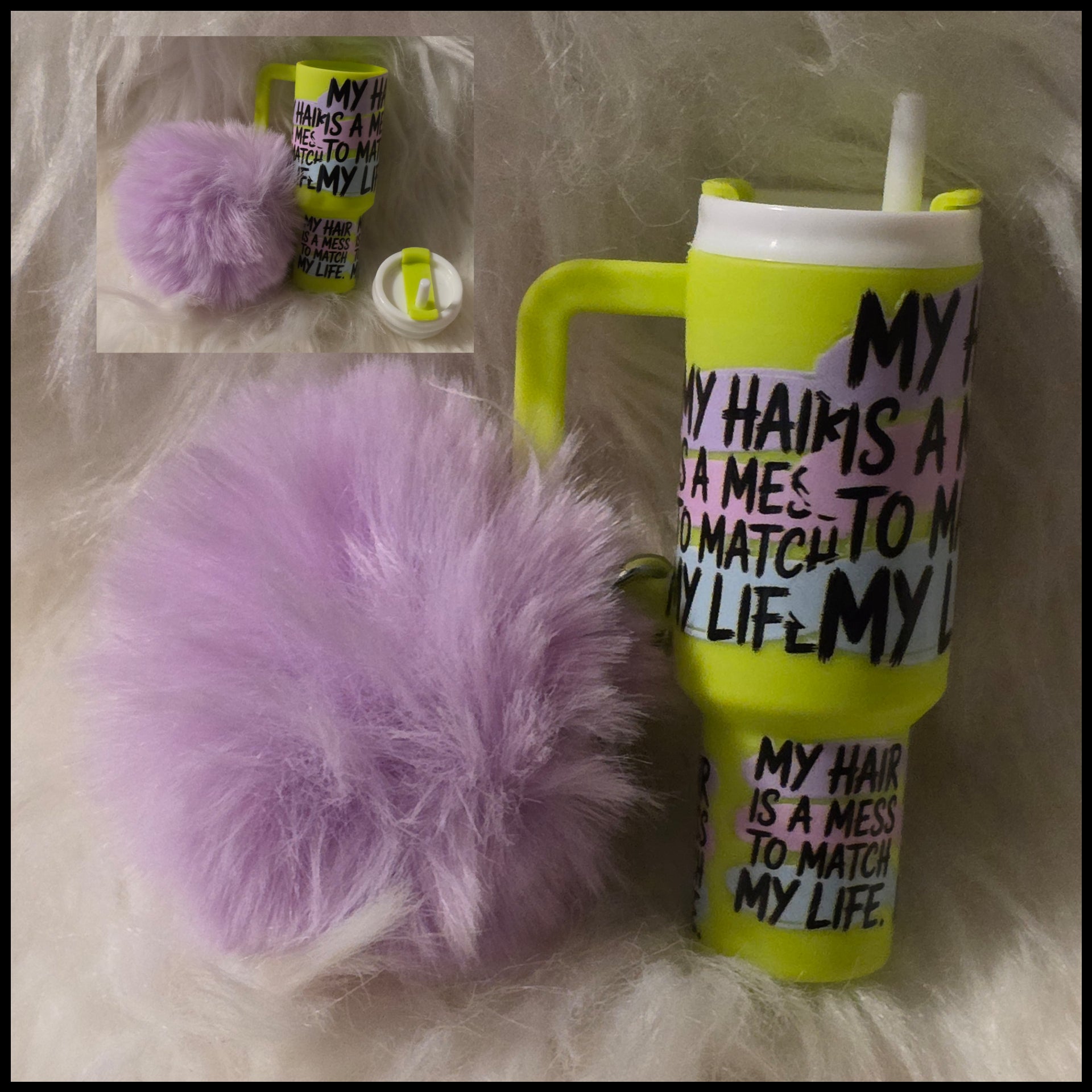 Mini Cup Keychain Holder – Lipstick, Cosmetics & Small Essentials Storage