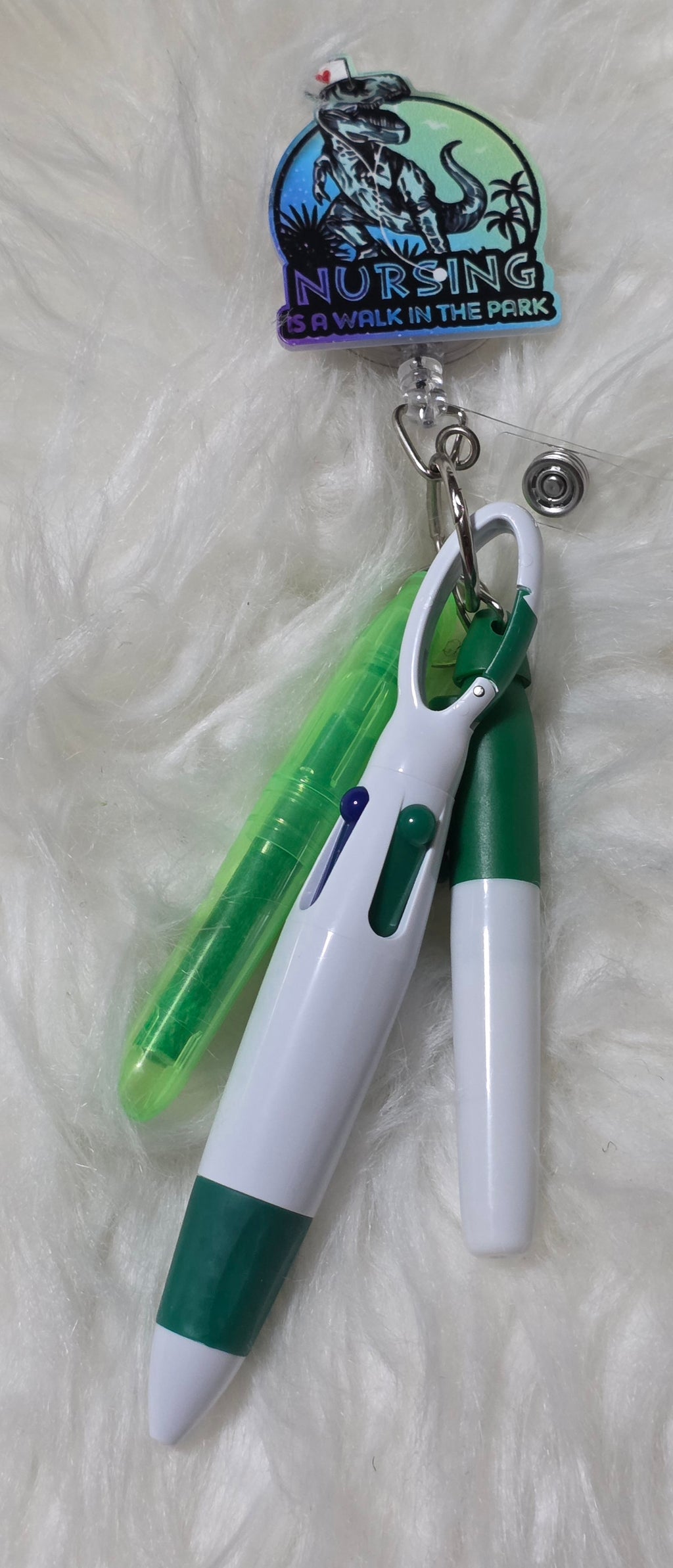 Nurse Essentials Badge Reel Set