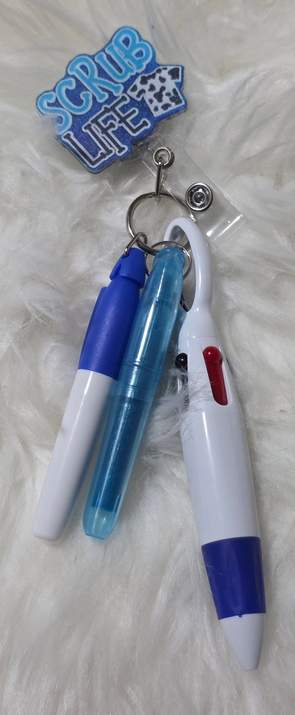 Nurse Essentials Badge Reel Set