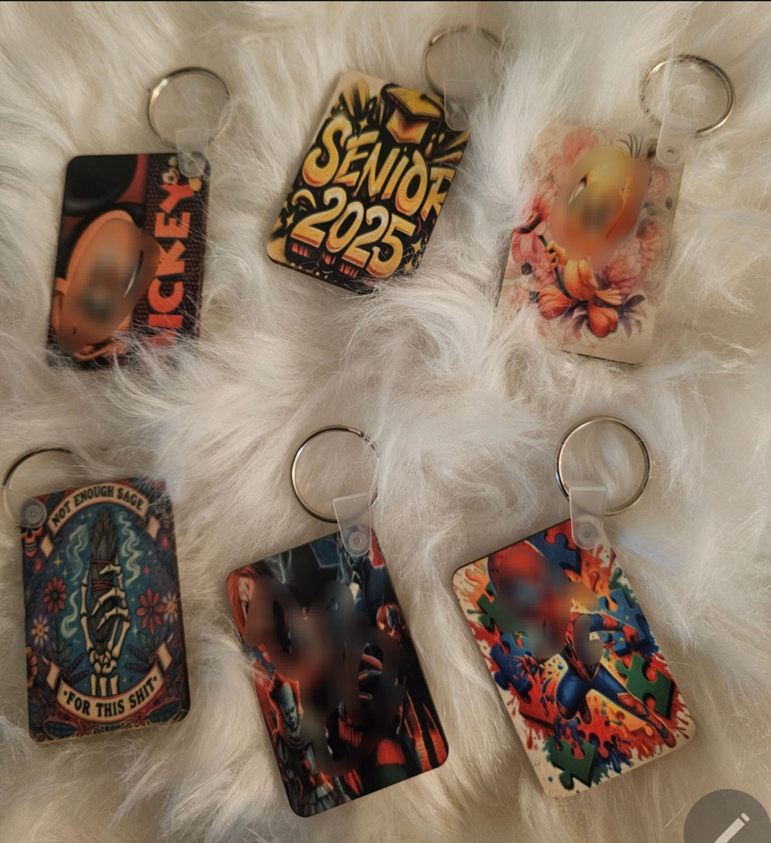 ✨Personalized Sublimation Keychain – Custom Photo or Name Keychain ✨