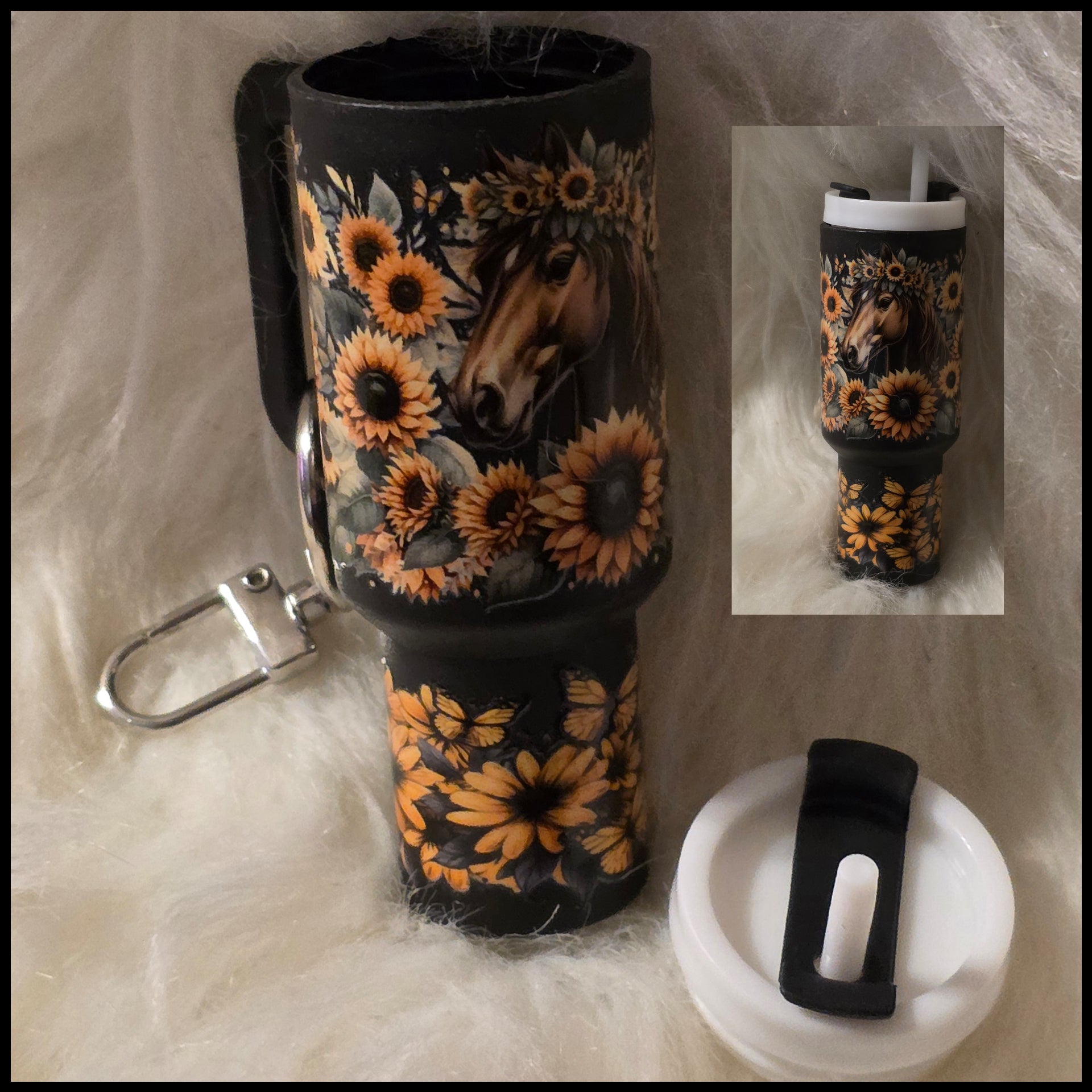Mini Cup Keychain Holder – Lipstick, Cosmetics & Small Essentials Storage