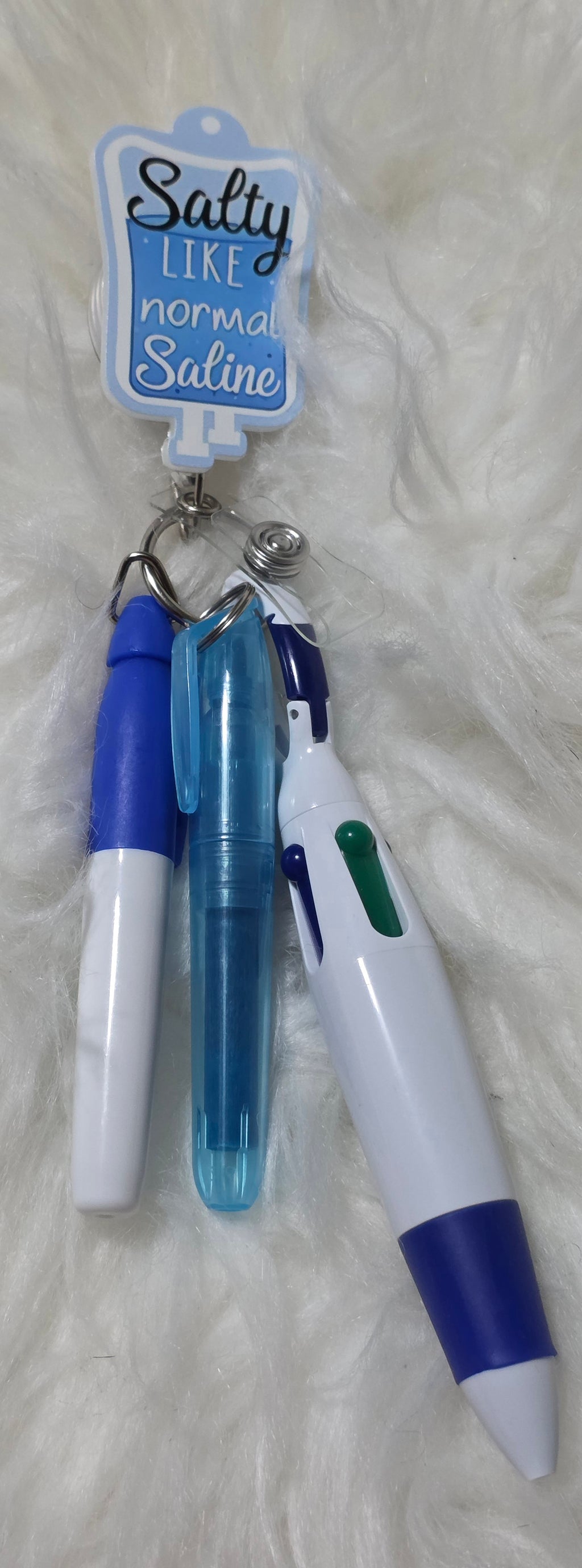 Nurse Essentials Badge Reel Set