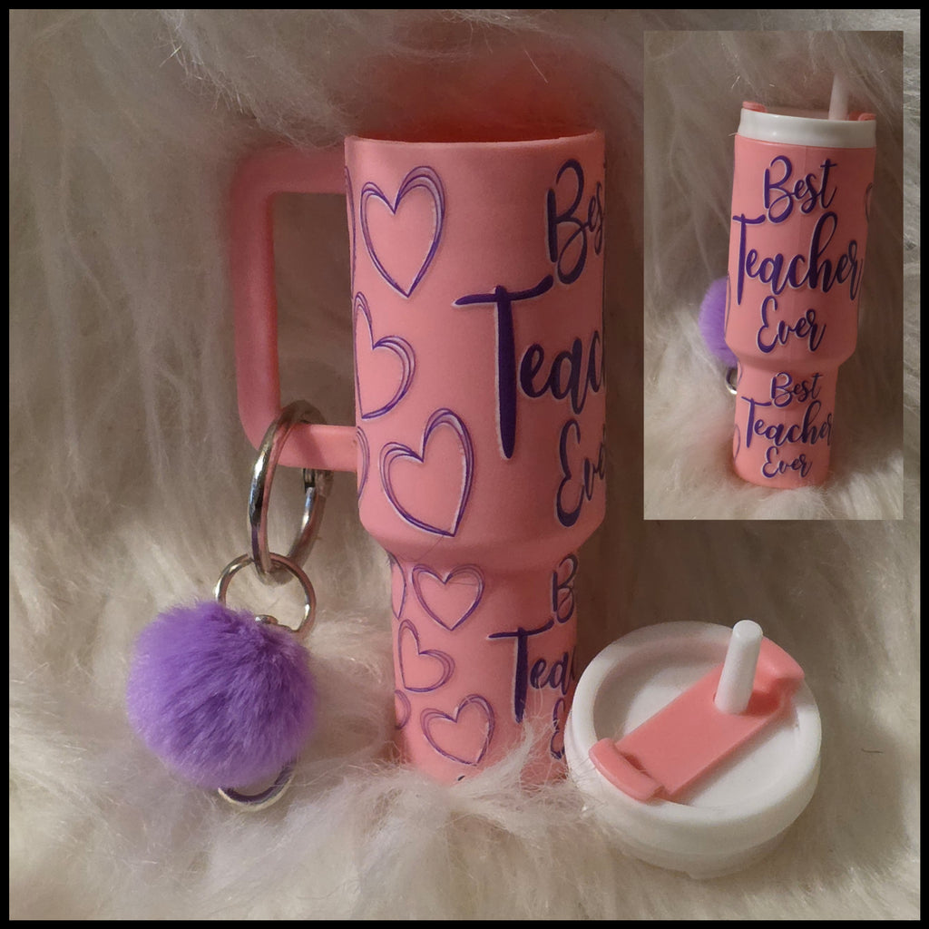 Mini Cup Keychain Holder – Lipstick, Cosmetics & Small Essentials Storage