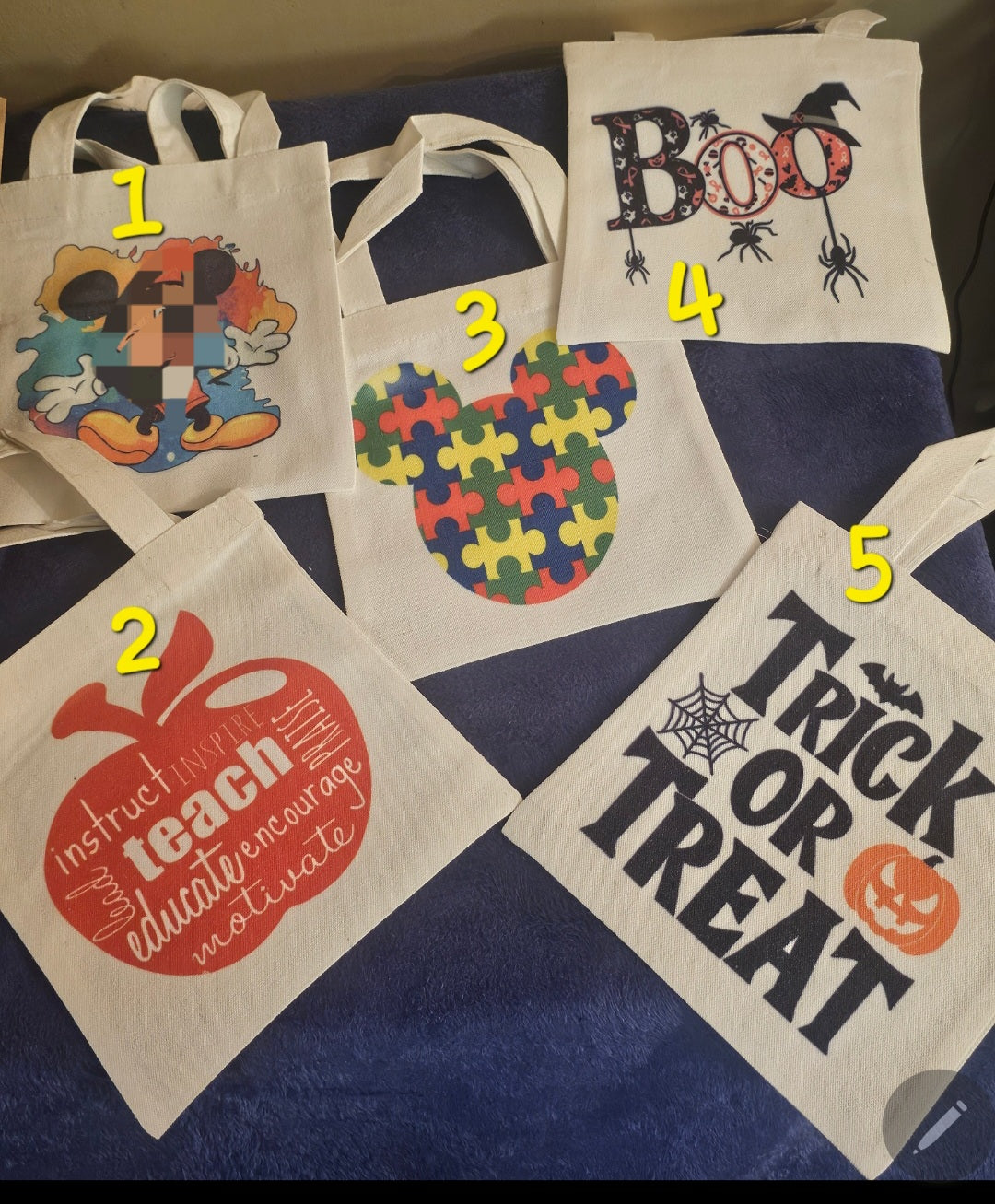 ✨Customizable Small Tote | Personalized Canvas Bag for Events & Gifts✨