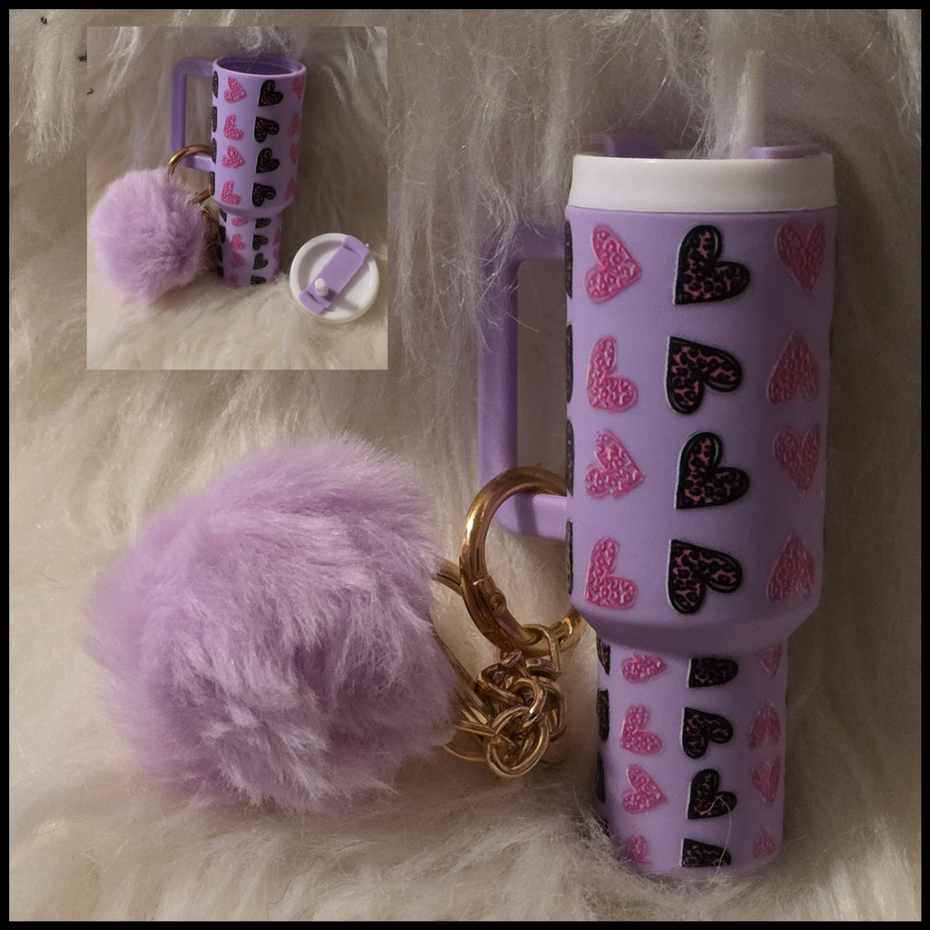 Mini Cup Keychain Holder – Lipstick, Cosmetics & Small Essentials Storage