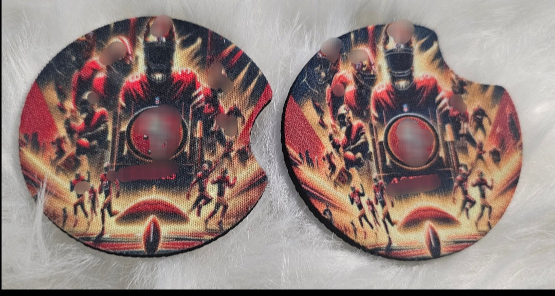 ✨Neoprene Coasters with Rubber Bottom for Any Occasion (Set of 2)✨