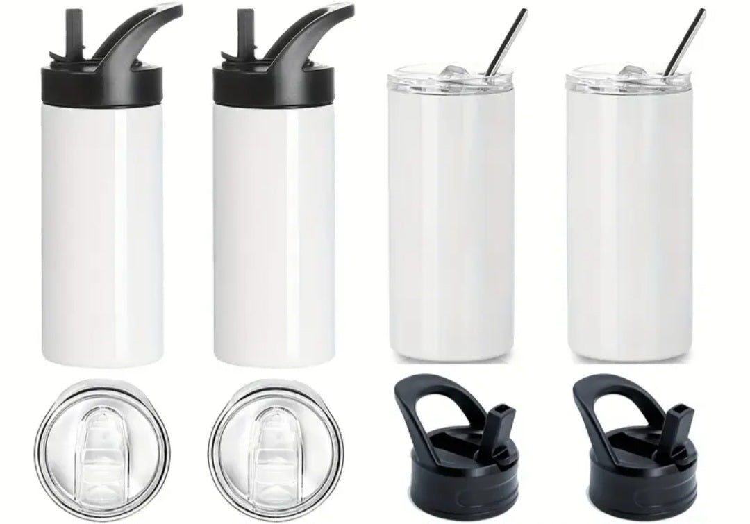 ✨Personalized 16oz Stainless Steel Tumbler with 2 Lids – Customizable, Double-Walled Insulated, Non-Slip, Durable & Reusable – Perfect for Hot or Cold Drinks✨
