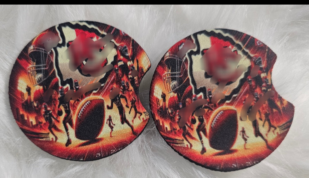 ✨Neoprene Coasters with Rubber Bottom for Any Occasion (Set of 2)✨