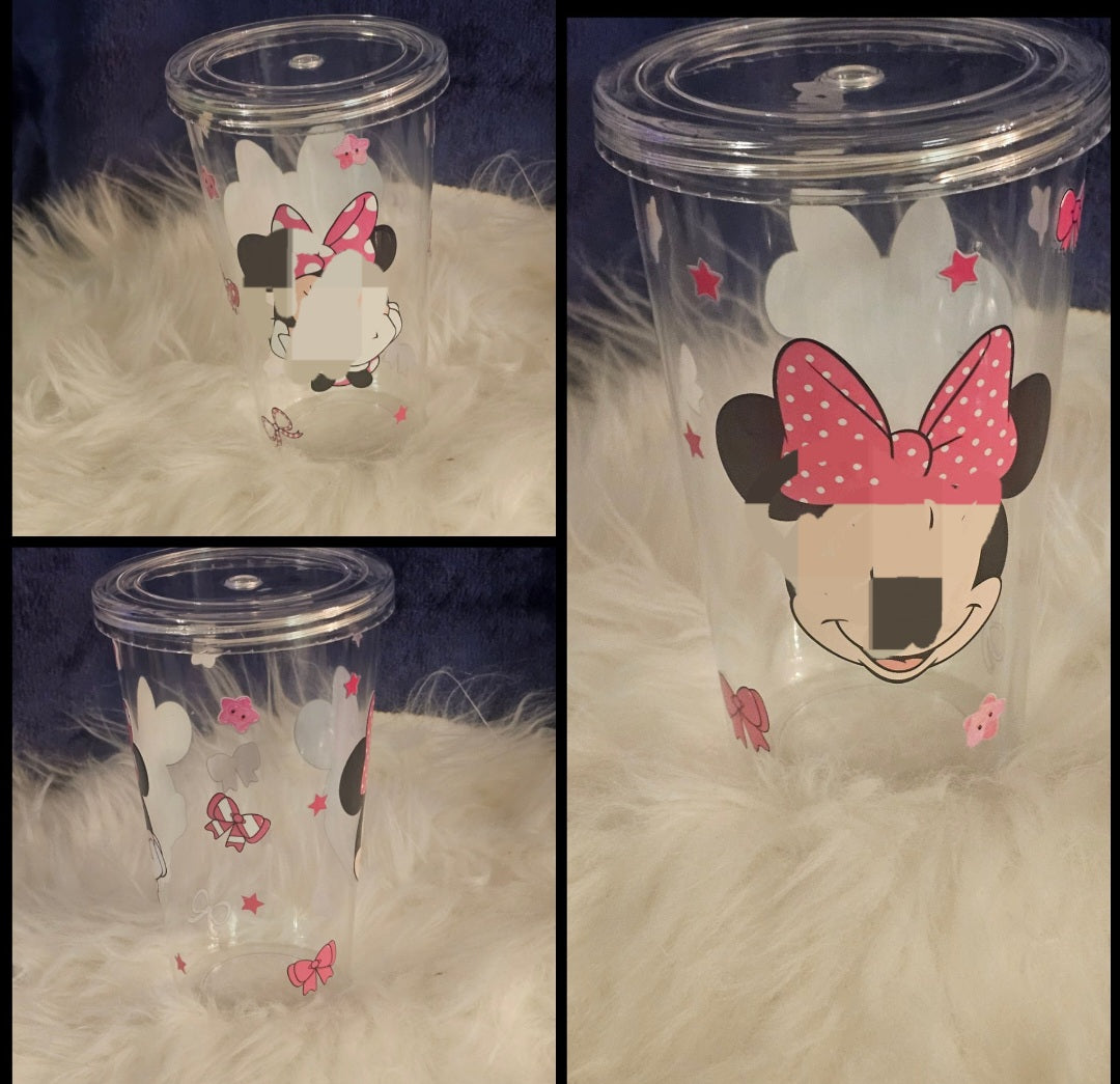 ✨16oz Reusable Insulated Cups – With Straw & Lid | Custom Cold Drink Tumblers✨