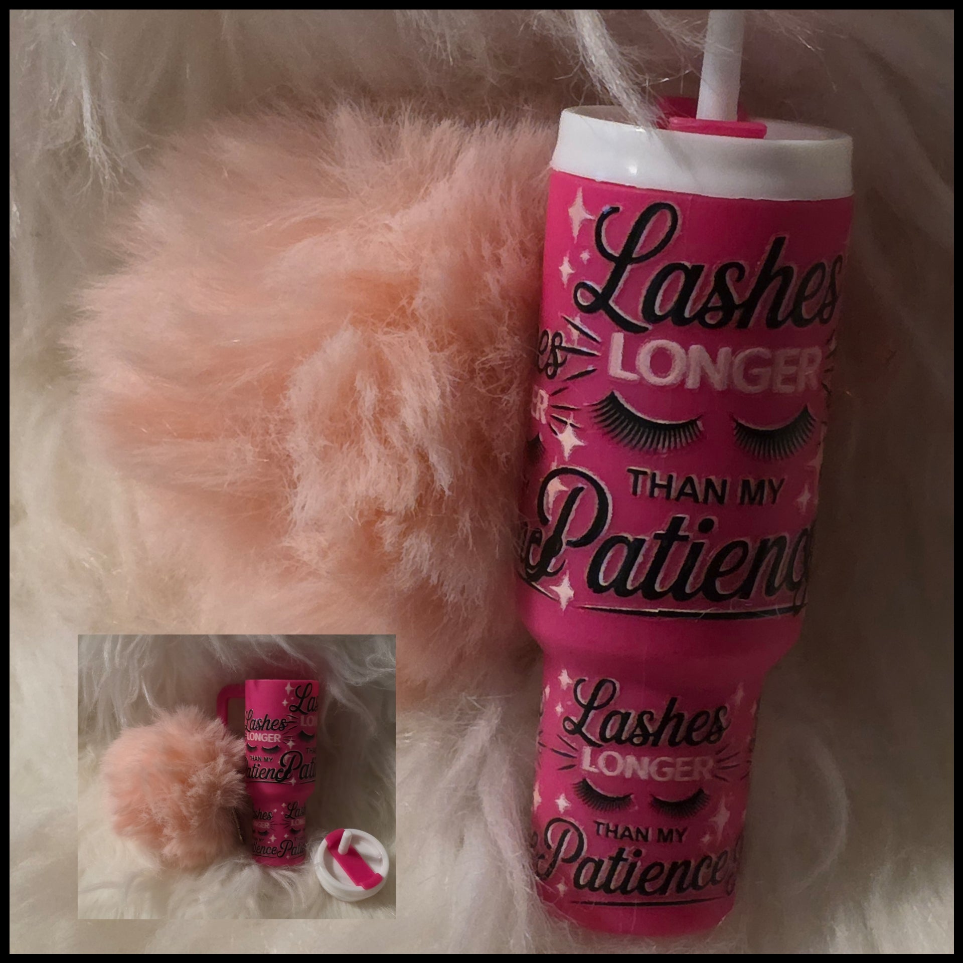 Mini Cup Keychain Holder – Lipstick, Cosmetics & Small Essentials Storage