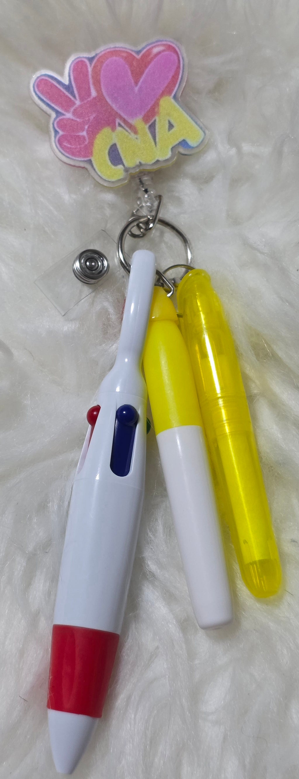 Nurse Essentials Badge Reel Set