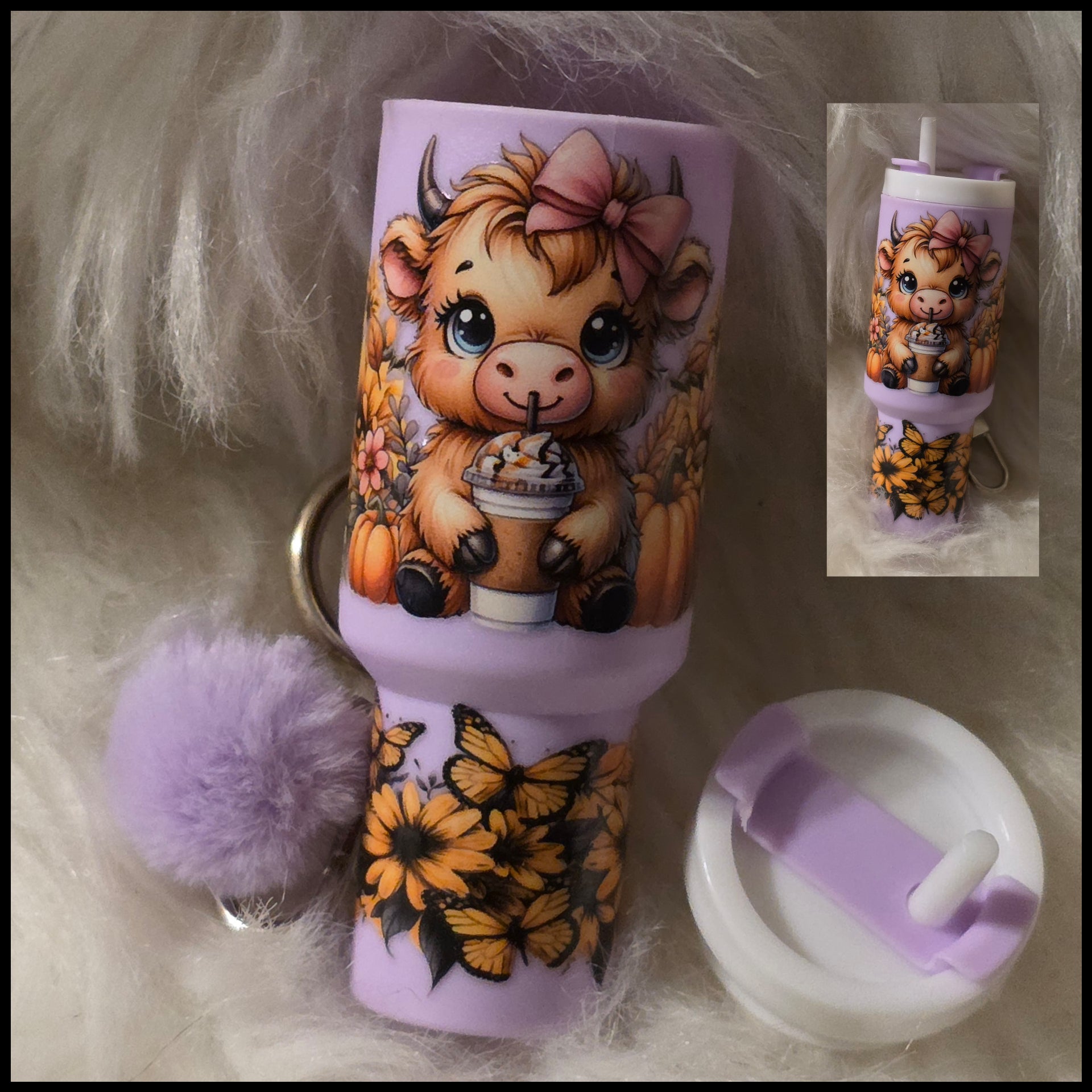 Mini Cup Keychain Holder – Lipstick, Cosmetics & Small Essentials Storage