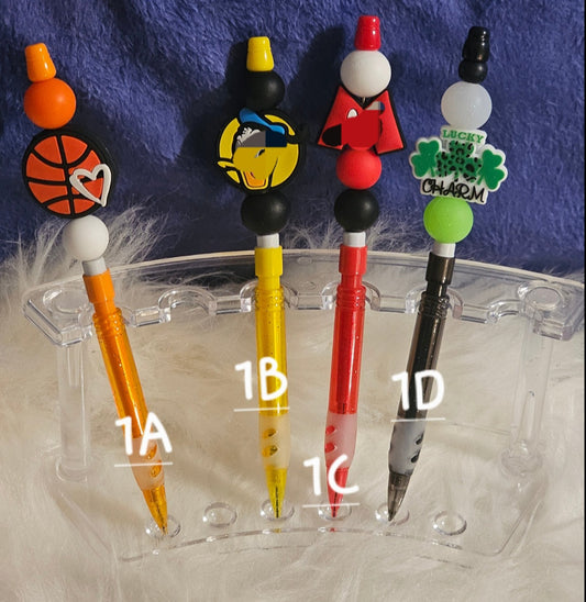 ✨ Handmade Beaded Mechanical Pencil | Refillable &amp; Custom Silicone Beads ✨