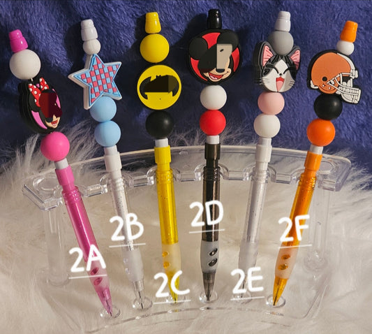 ✨ Handmade Beaded Mechanical Pencil | Refillable &amp; Custom Silicone Beads ✨